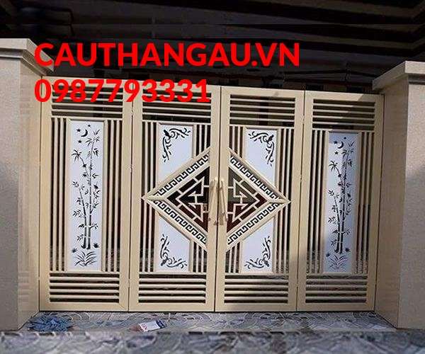 Phong cách cửa sắt nghệ thuật đơn giản